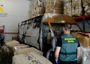 Incautadas más de dos toneladas de marihuana en el Polígono industrial “La Quinta” de Cabanillas del Campo