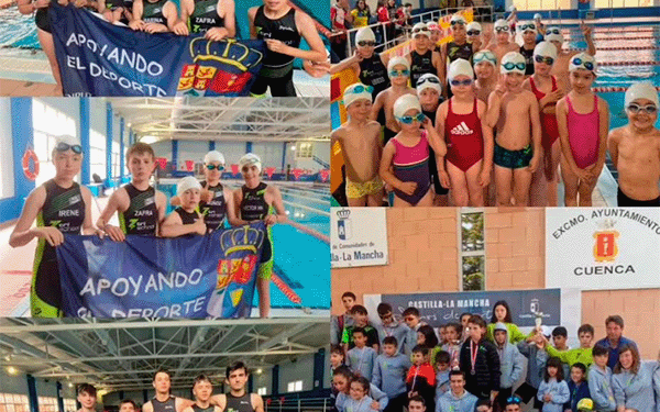 Intenso fin de semana de los triatletas del Trischool Cuenca repartidos por toda España.