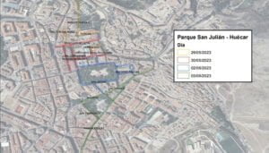 La limpieza intensiva implica restricciones de aparcamiento en Aguirre y Las Torres, Parque de San Julián, Plaza de España y Parque del Huécar y sus inmediaciones