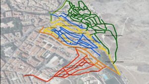 La limpieza intensiva implica restricciones de aparcamiento en Tiradores y Puerta de Valencia