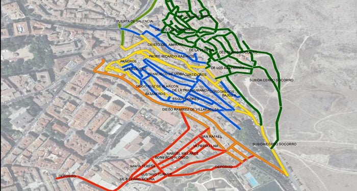 La limpieza intensiva en Cuenca implica restricciones de aparcamiento en Tiradores y Puerta de Valencia 1 La limpieza intensiva implica restricciones de aparcamiento en Tiradores y Puerta de Valencia