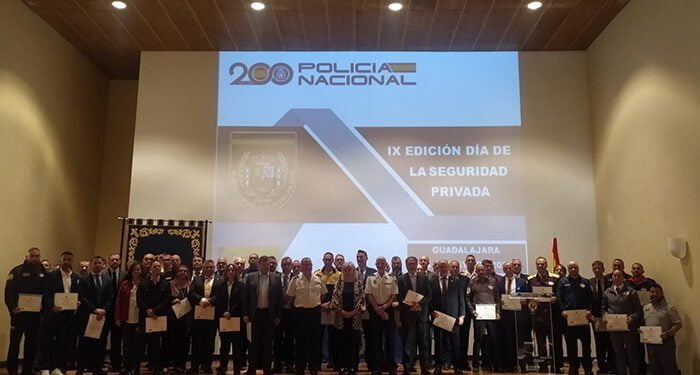 La Policía Nacional de Guadalajara reconoce la labor de los profesionales de la seguridad privada