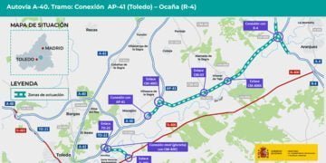 Mitma aprueba el estudio informativo para construir el tramo de la autovía A-40 entre Toledo y Ocaña que supondrá una inversión de unos 204 millones de euros
