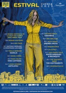 Rocío Márquez, el Casco Antiguo de Cuenca, un corazón, una parra centenaria y un mapa de los 70, claves del cartel de Estival Cuenca 23