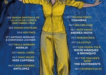 Rocío Márquez, el Casco Antiguo de Cuenca, un corazón, una parra centenaria y un mapa de los 70, claves del cartel de Estival Cuenca 23