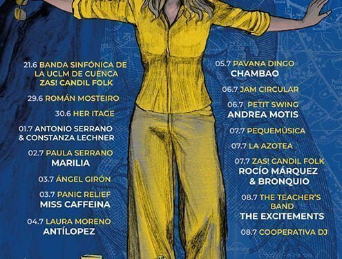 Rocío Márquez, el Casco Antiguo de Cuenca, un corazón, una parra centenaria y un mapa de los 70, claves del cartel de Estival Cuenca 23