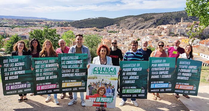 “Todo lo posible”, el lema de Cuenca en Marcha para impulsar “el cambio que la ciudad necesita”