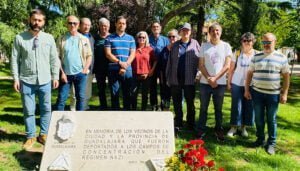 Unidas por Guadalajara rinde homenaje a las víctimas de Mauthausen y del nazismo de Guadalajara