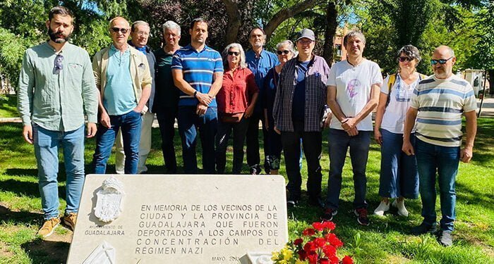Unidas por Guadalajara rinde homenaje a las víctimas de Mauthausen y del nazismo de Guadalajara
