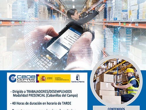 Abierto el plazo de inscripción para el curso gratuito preparación de pedidos de CEOE-Cepyme Guadalajara