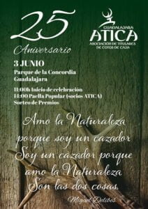 ATICA Guadalajara celebra su 25 aniversario este sábado en el parque de La Concordia