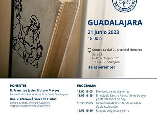 Con Sancho Panza como protagonista, Guadalajara acoge una charla informativa y educacional sobre diabetes