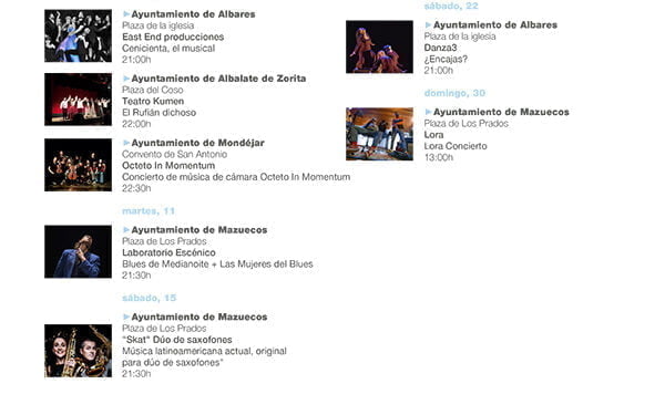 Dinamiz-ARTj llega este mes de julio con siete actuaciones en la provincia de Guadalajara 1 Dinamiz-ARTj llega este mes de julio con siete actuaciones en la provincia de Guadalajara