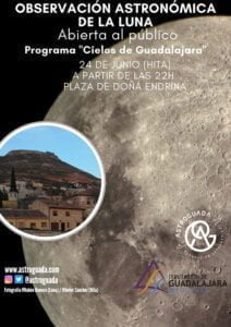 Diputación y Astroguada organizan una observación astronómica pública en Hita el sábado 24 de junio