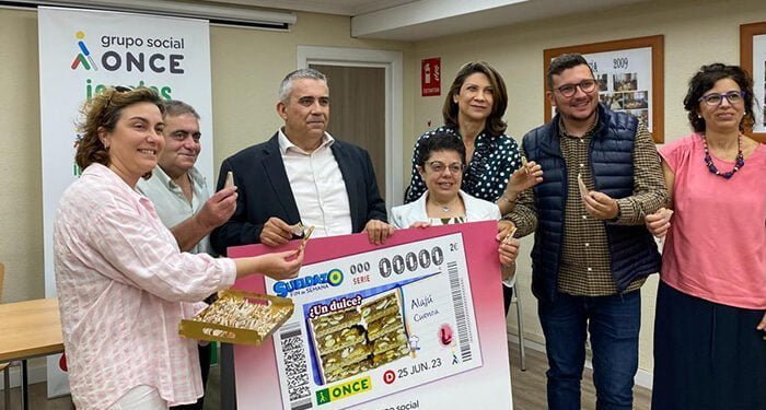 El Alajú de Cuenca ‘endulza’ los cupones de la ONCE 1 El Alajú de Cuenca ‘endulza’ los cupones de la ONCE