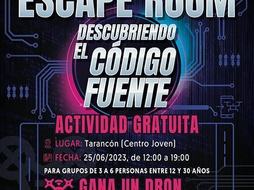 El Escape Room de RAEE CLM “Descubriendo el código fuente” llega a Tarancón 1 El Escape Room de RAEE CLM “Descubriendo el código fuente” llega a Tarancón