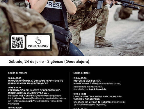 Este sábado, IV curso de verano de Reporterismo Internacional Manu Leguineche