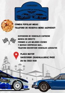 Exposición de vehículos de capricho en Sacecorbo