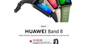 Huawei presenta la Band 8, un ligero asistente de salud con hasta dos semanas de batería