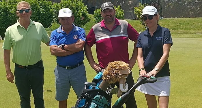 Miguel Ángel Osma consigue reunir en un magnífico día a todo el golf conquense