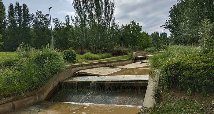 La tormenta del domingo destroza el río del barranco del Alamín