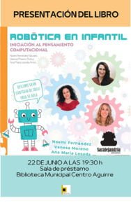 La biblioteca municipal de Cuenca acoge la presentación del libro el libro Robótica en Educación Infantil iniciación al pensamiento computacional
