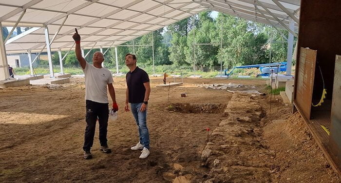 La Diputación de Cuenca añade un atractivo turístico más a la villa romana de Noheda mediante la exhibición del Salón de Recepciones