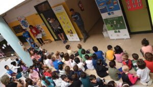 La Diputación de Cuenca celebra el día del Medio Ambiente con los 72 alumnos y alumnas del Federico Muelas