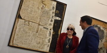 La familia de Millares cede una nueva arpillera a la Fundación Antonio Pérez que estará expuesta en la primera sala del museo