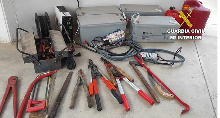 La Guardia Civil de Cuenca investiga a tres personas por el robo en una casa de campo de San Clemente