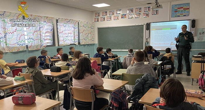 La Guardia Civil ha impartido 679 charlas en los centros educativos de Guadalajara en el curso escolar 20222023
