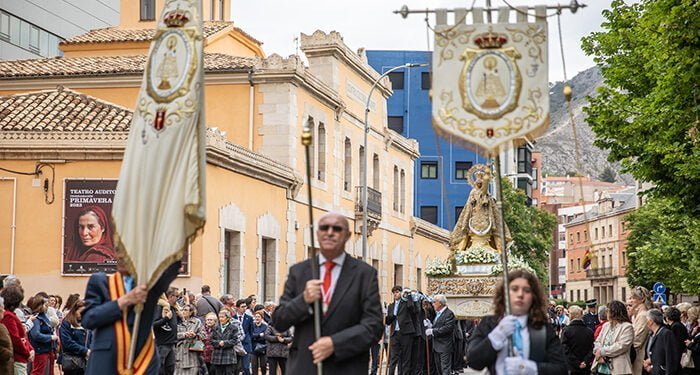La Virgen de la Luz desfila, majestuosa, por las calles de Cuenca 1 La Virgen de la Luz desfila, majestuosa, por las calles de Cuenca