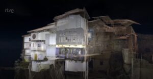Las Casas Colgadas y la Casa del Corregidor, a vista de escáner 3D gracias a TVE