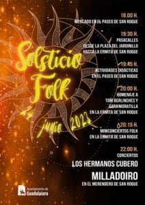 Los Hermanos Cubero, Milladoiro, pasacalles y un mercado, actos para del Solsticio Folk