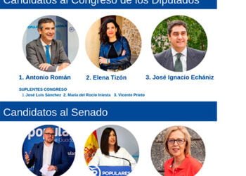 Lucas Castillo y Antonio Román encabezan las listas al Senado y al Congreso por el PP de Guadalajara para el 23J