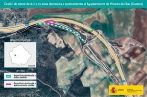 Mitma cede al Ayuntamiento de Villares del Saz un tramo de la antigua autovía A-3