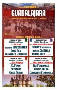 Morante, Roca Rey…. Guadalajara ya tiene cartel para la Feria de la Antigua