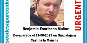 Se busca a Benjamín Escribano Muñoz, un joven de 29 años desaparecido en Guadalajara