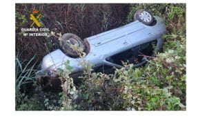 Se saltaron un control y tuvieron que ser auxiliados después de un accidente han sido detenidos por robar en Cañamares y Priego
