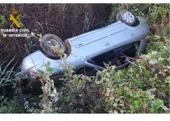 Se saltaron un control y tuvieron que ser auxiliados después de un accidente han sido detenidos por robar en Cañamares y Priego