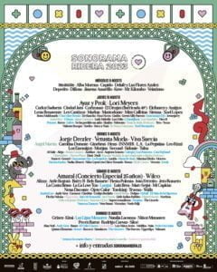 ¡Ya conocemos el cartel por días de Sonorama Ribera 2023!