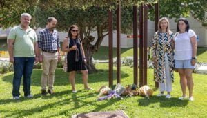 Acto de recuerdo del Ayuntamiento de Guadalajara a las víctimas del retén de Cogolludo cuando se cumplen 18 años del incendio.