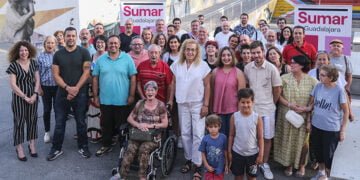Sumar se reivindica en Azuqueca como “la fuerza en ascenso con capacidad de quitarle escaños a las derechas para revalidar el gobierno progresista”