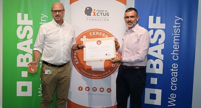 BASF en Marchamalo recibe la certificación de 'Espacio Cerebroprotegido'