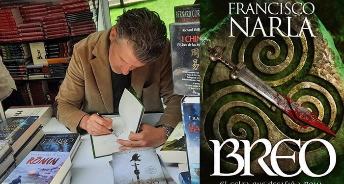 Francisco Narla presenta en Tragacete su novela histórica ‘Breo, el celta que desafió a Roma’ 1 Breo, el celta que desafió a Roma