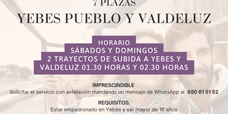 cartel taxi buho yebes