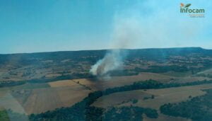 Controlado un incendio agrícola en Castejón que ha movilazado a más de 70 personas