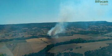 Controlado un incendio agrícola en Castejón que ha movilazado a más de 70 personas
