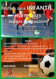 El Ayuntamiento de Huete organiza un torneo infantil y cadete de de fútbol-sala