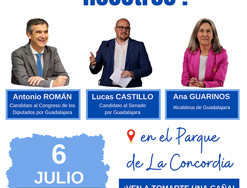 El PP de Guadalajara inicia la campaña electoral este jueves en el parque de La Concordia con un acto abierto a la ciudadanía